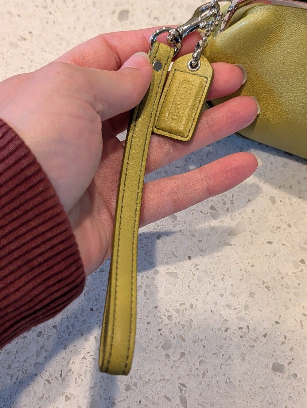 Coach Y2K 2004 Soho Buckle Top Handle Purse & Soho Kisslock Wristlet Green Set - Picture 15 of 16
